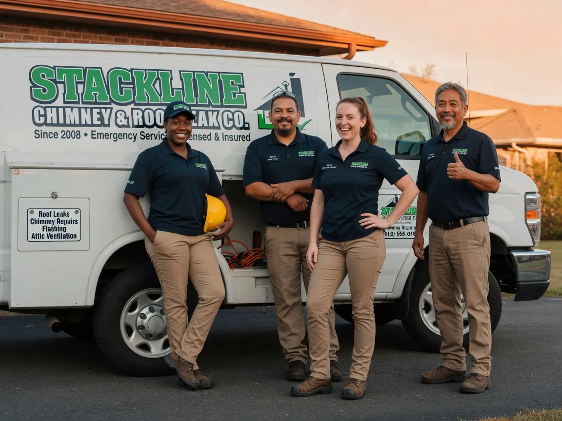 Chimney flashing repair company in Midway, GA